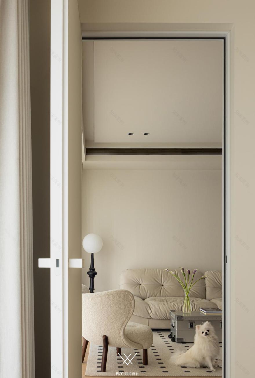 奶油风 LDK 一体化设计-19