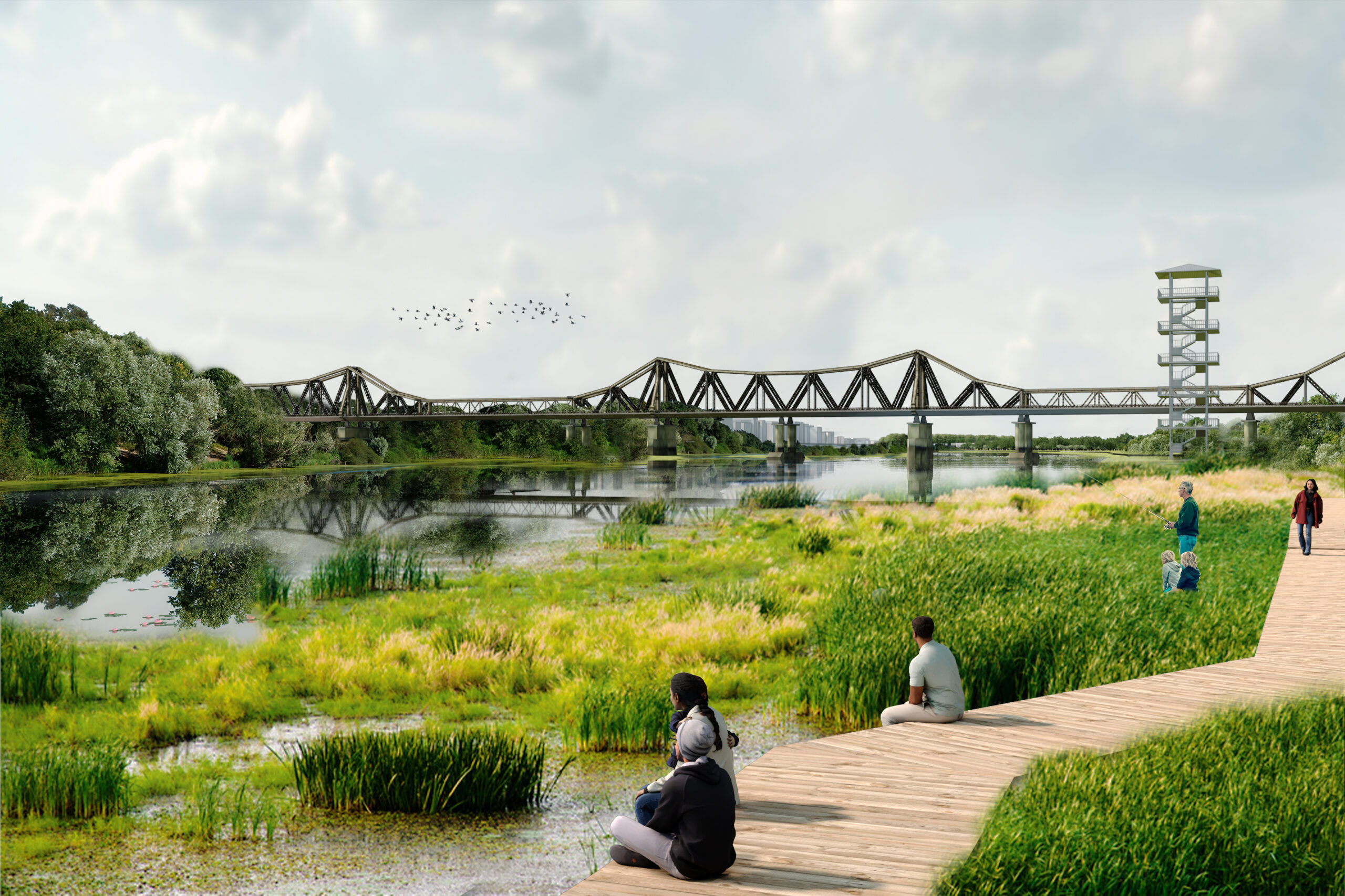 红河文化艺术公园（“红河文化艺术公园”方案）丨越南河内丨鸿基建筑有限公司（HGAA）-4