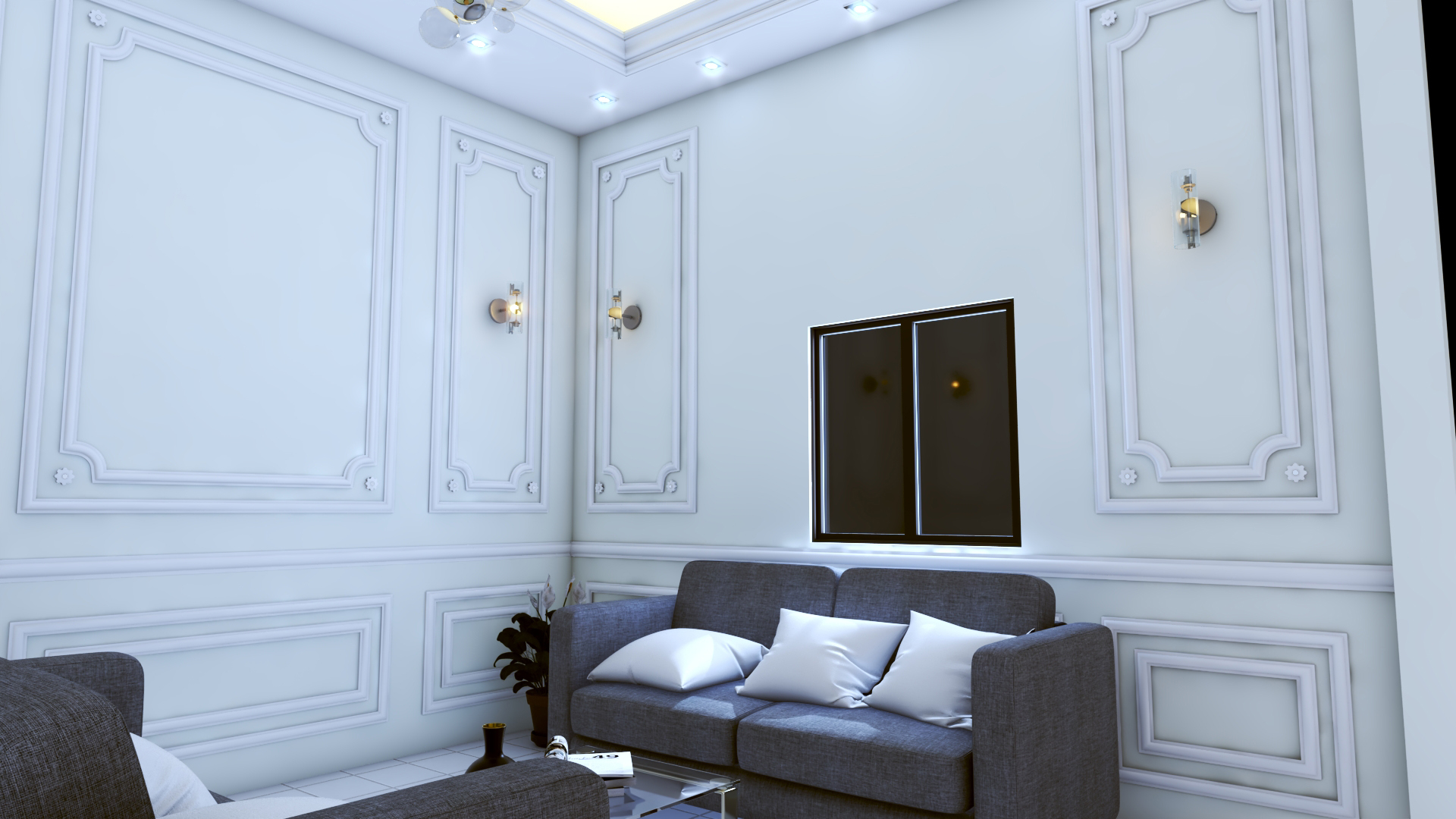 WARDROBE & LED WALL-55