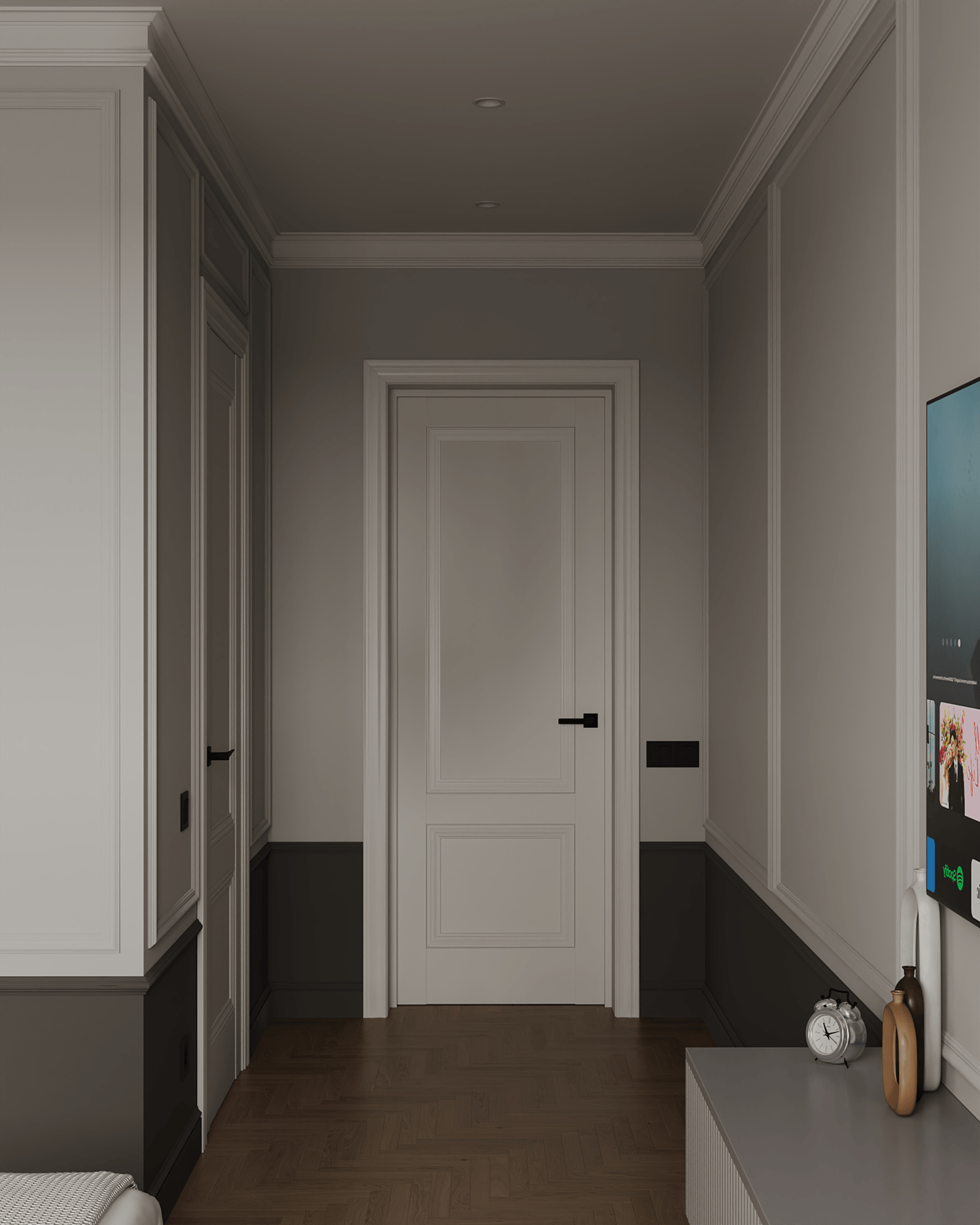 Визуализация Спальной Неоклассика-9