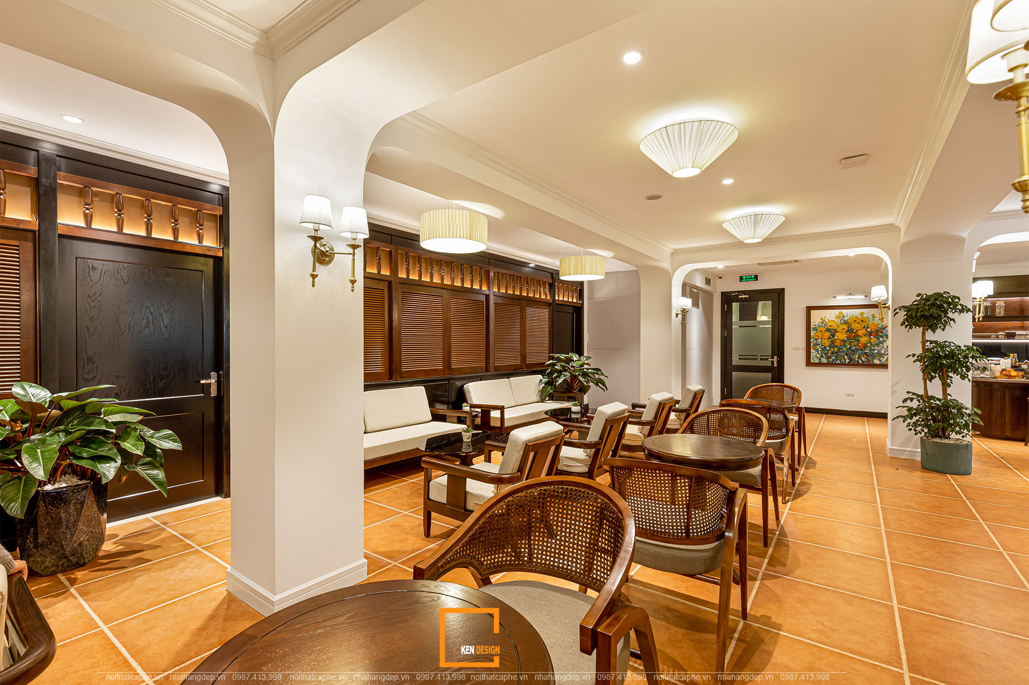 Mộc An Coffee & Tea 咖啡馆设计丨越南河内丨Kendesign-6