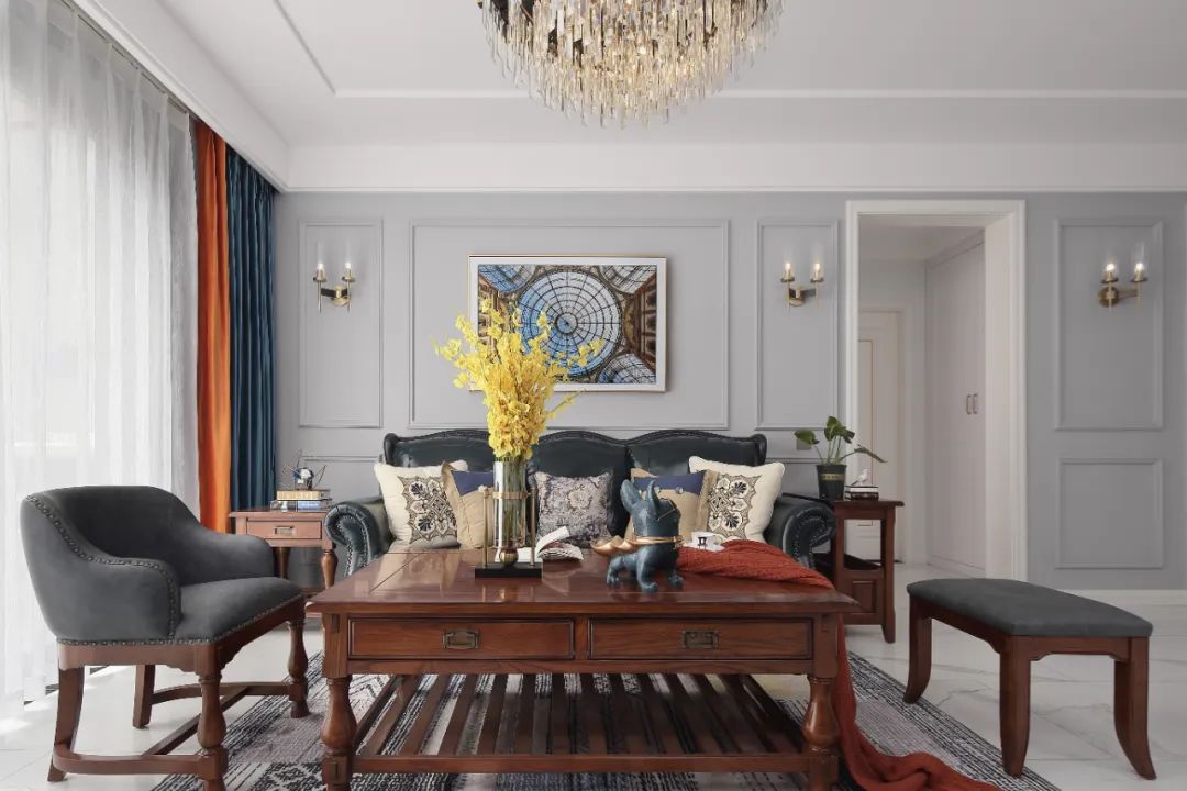 鹭岛荣府 220㎡现代美式轻奢家，温馨实用又充满艺术气息-48