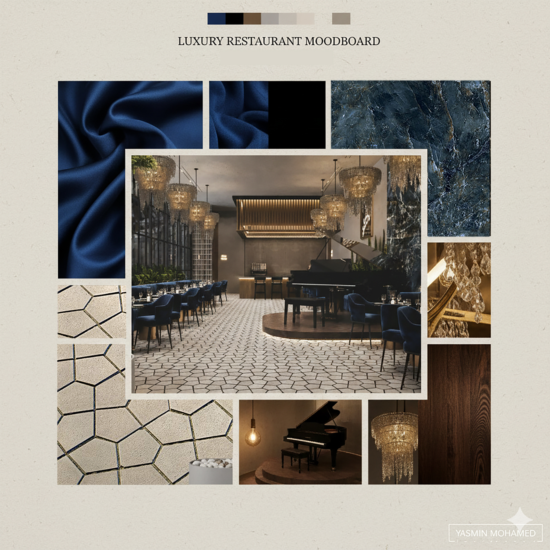 Lu·ury Restaurant Design（豪华餐厅设计）丨yasmin mohamed-3