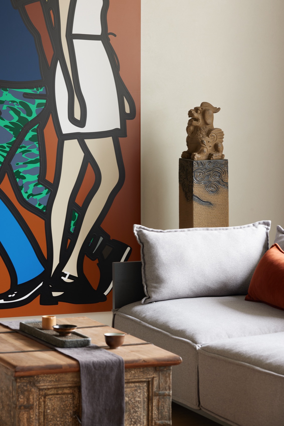 上海260平米艺术公寓设计丨中国上海丨八荒设计-46