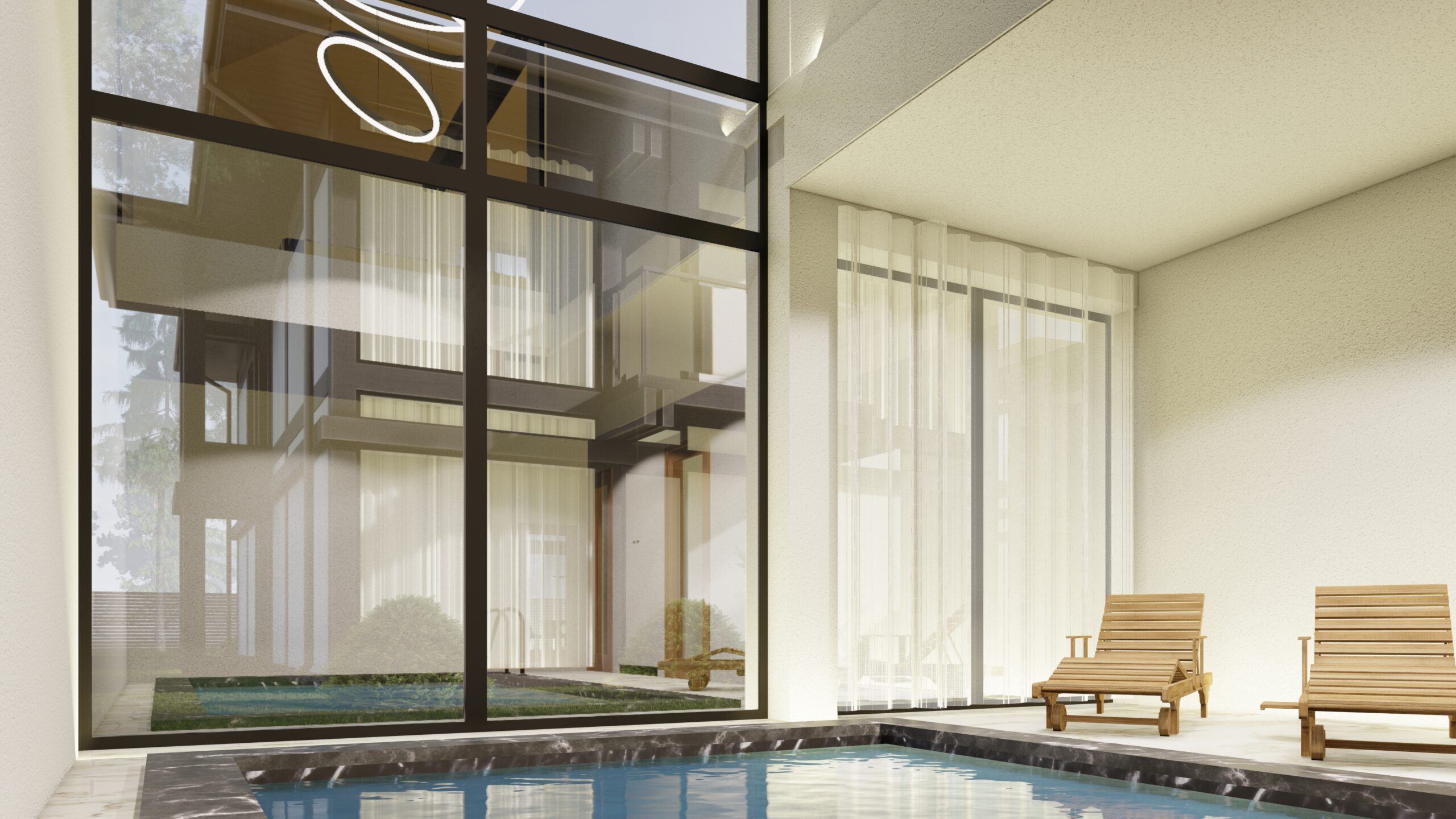 97㎡两层半木结构风格住宅设计丨ARXY工作室-16