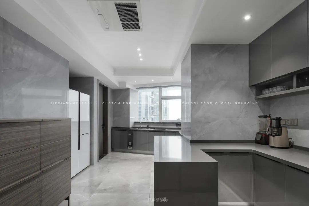 现代版“凿壁取光”厨柜设计丨中国南通丨梅亚奇厨柜-4