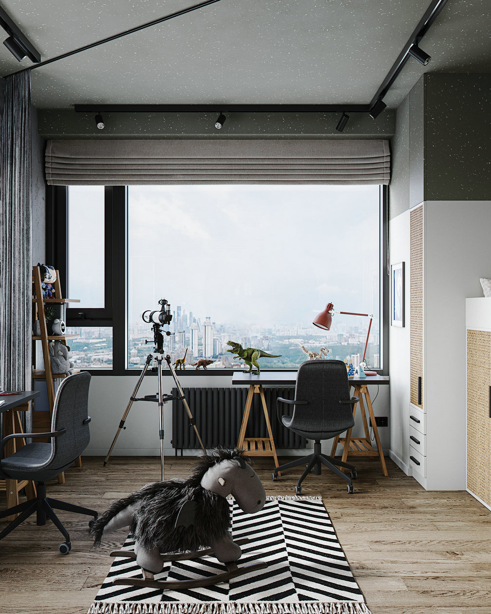 81㎡混搭风公寓设计-10