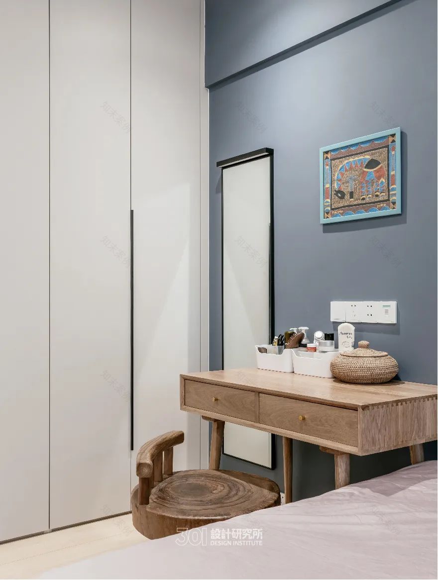 78 平米北欧风之家 | 墨绿背景墙的稳重与雅致-42