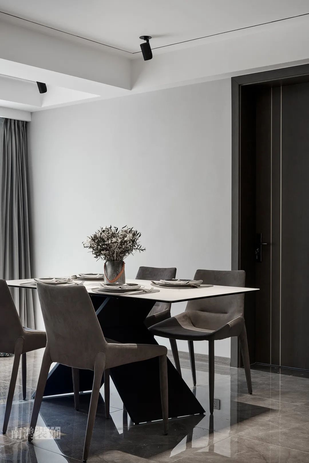 三堡南苑 126㎡现代风格家居设计丨浙江南鸿装饰-31