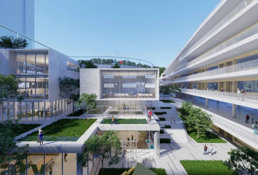 宝龙街道南约九年一贯制学校丨中国深圳丨深圳市库博建筑设计事务所有限公司-36