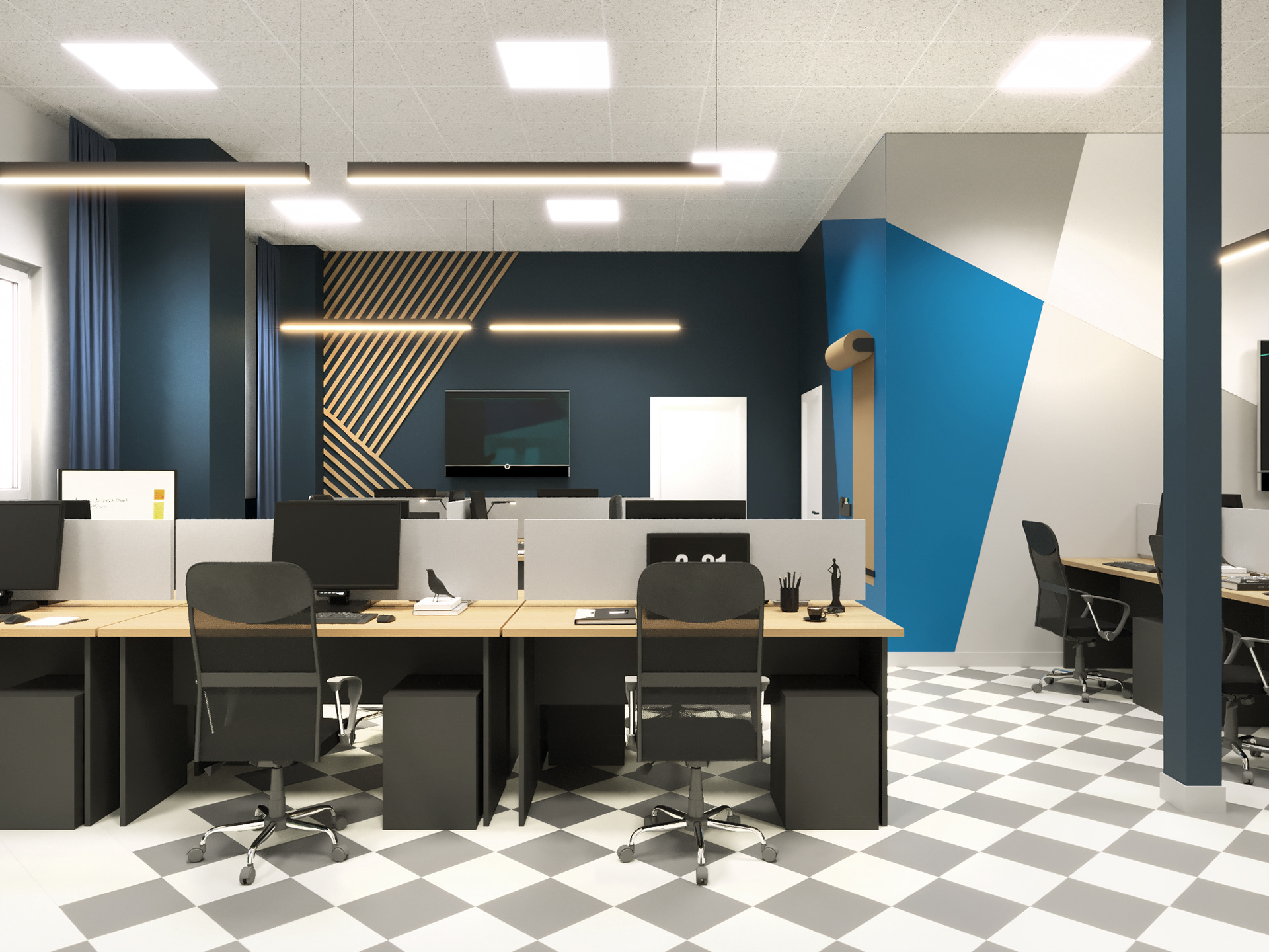 IT 公司办公室快速设计丨Kate Sirotkina-33