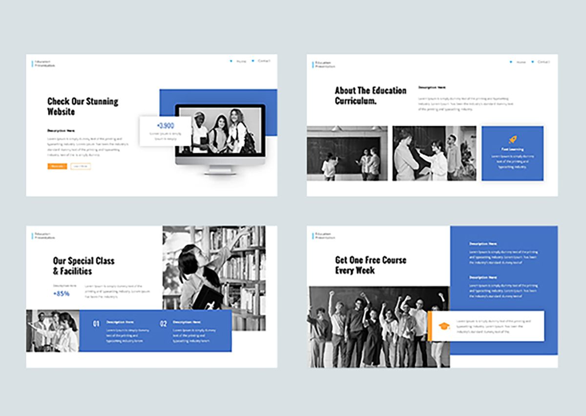 教育演示文稿模板-8