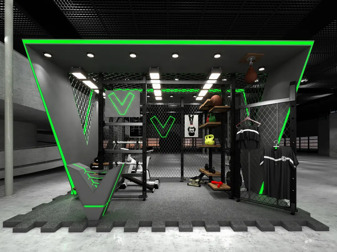 booth design for gym-3