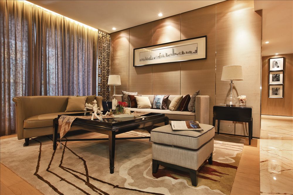 【巴黎时尚装饰】新东方情调风格样板房-1