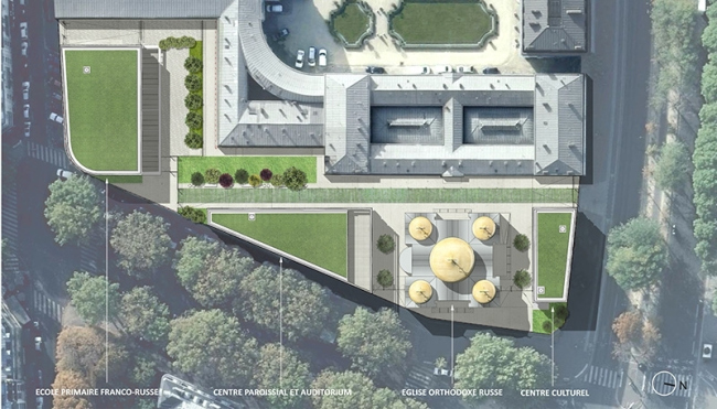 俄罗斯精神文化中心和圣三一教堂丨法国巴黎丨让 米歇尔·威尔莫特(Wilmotte&Associés SA)-19