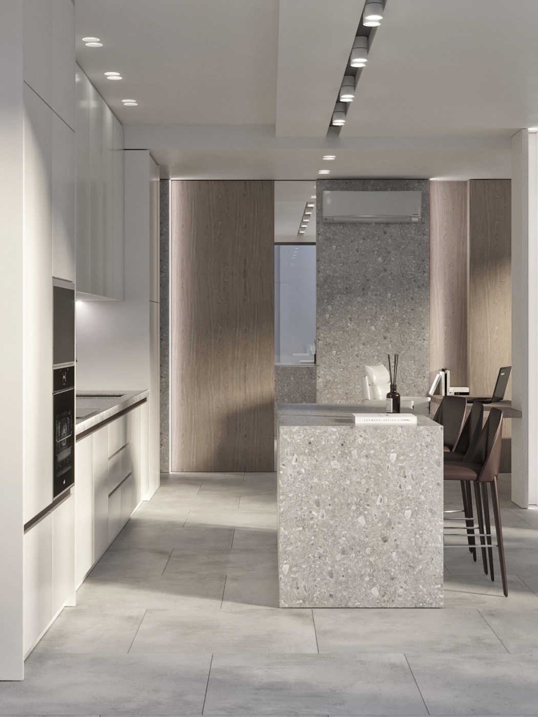 泰国芭提雅别墅客厅,厨房及餐厅翻新设计丨Katerina Perez de Tagle-5