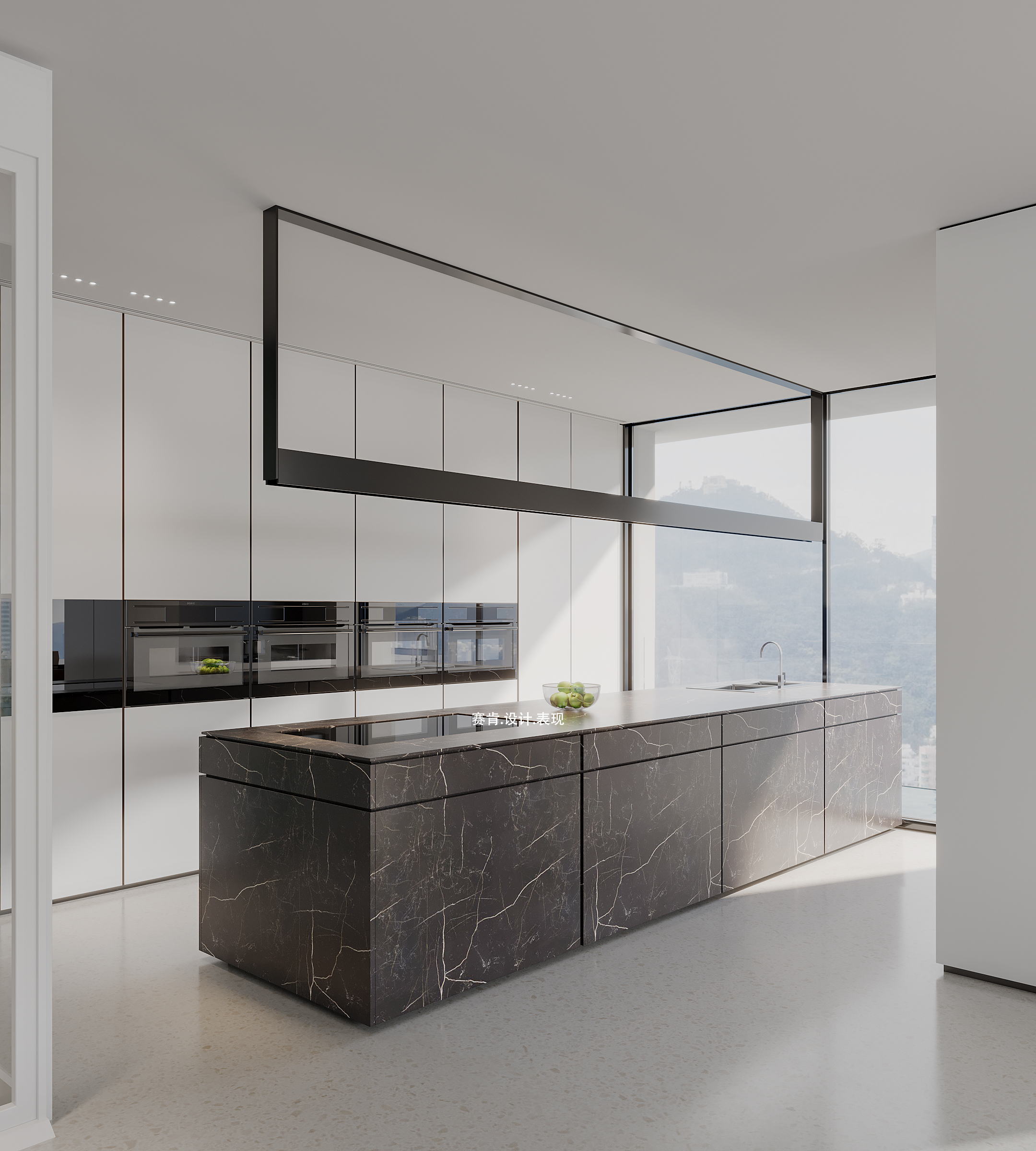 顶层公寓楼设计表现①-2