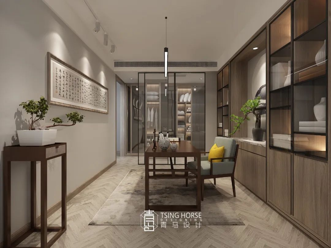 曲江大城 350㎡简约风三代同堂宅，设计师刘永强打造温暖新家-68