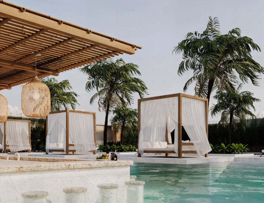 阿赫法德·埃尔·穆赫塔尔屋顶泳池丨Artika Studio-5