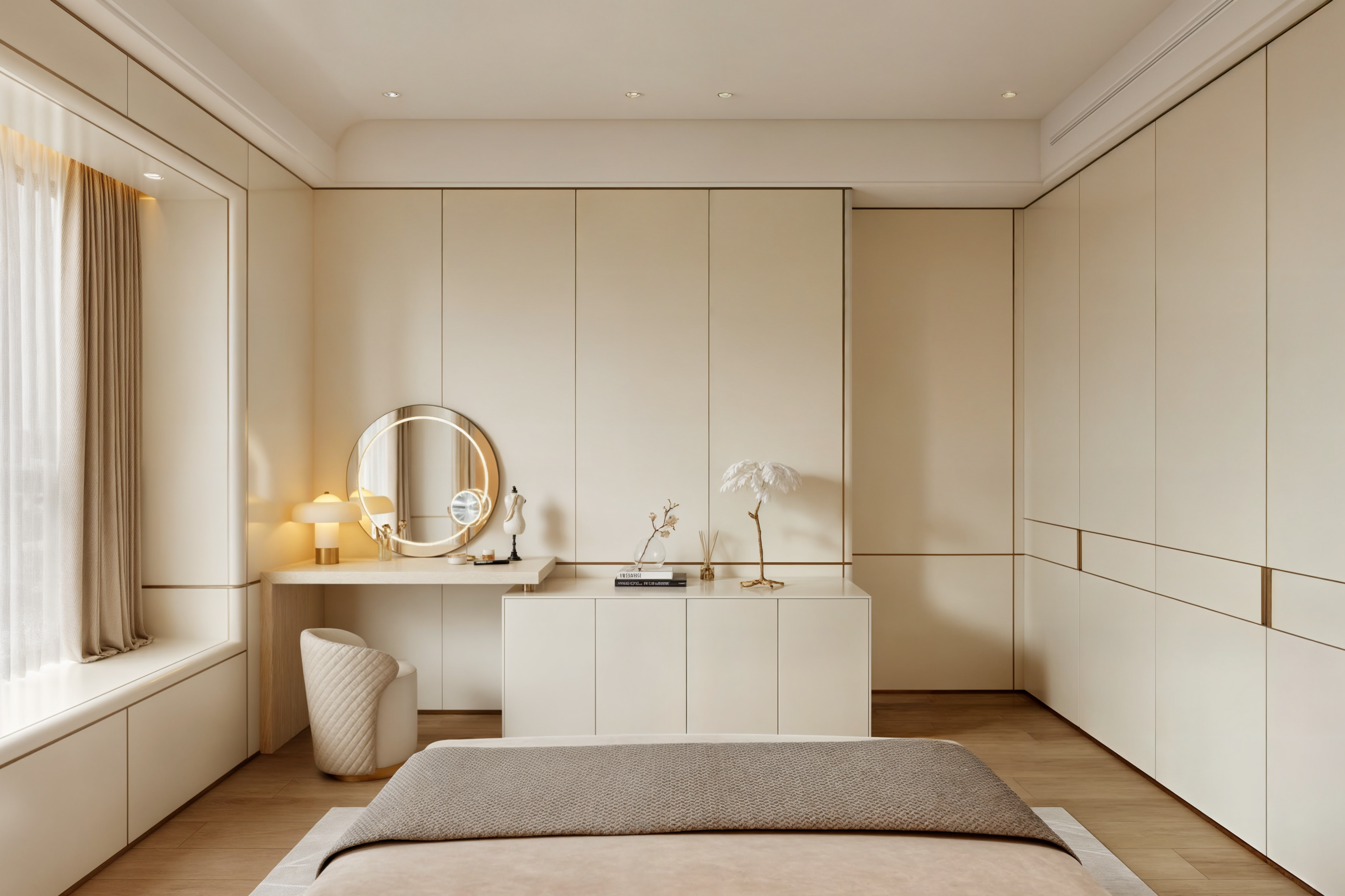 轻奢大平层 轻奢客厅-15