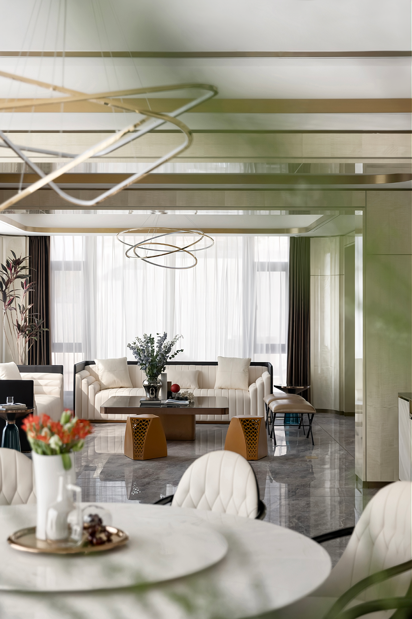 凝光之境 向心而居丨中国浙江丨上海昊邸室内设计事务所-6