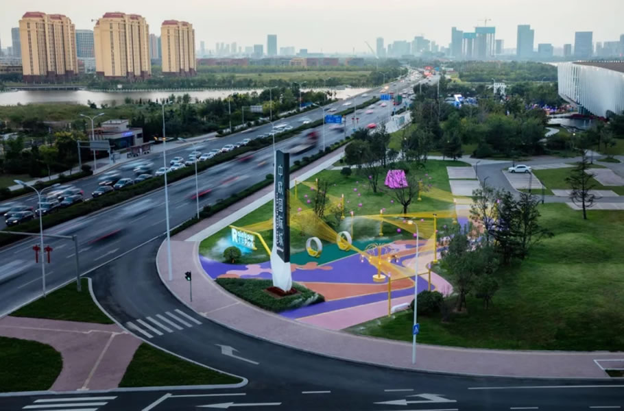青岛金茂中欧国际城街角公园丨中国青岛丨凯盛上景(北京)景观规划设计有限公司-17