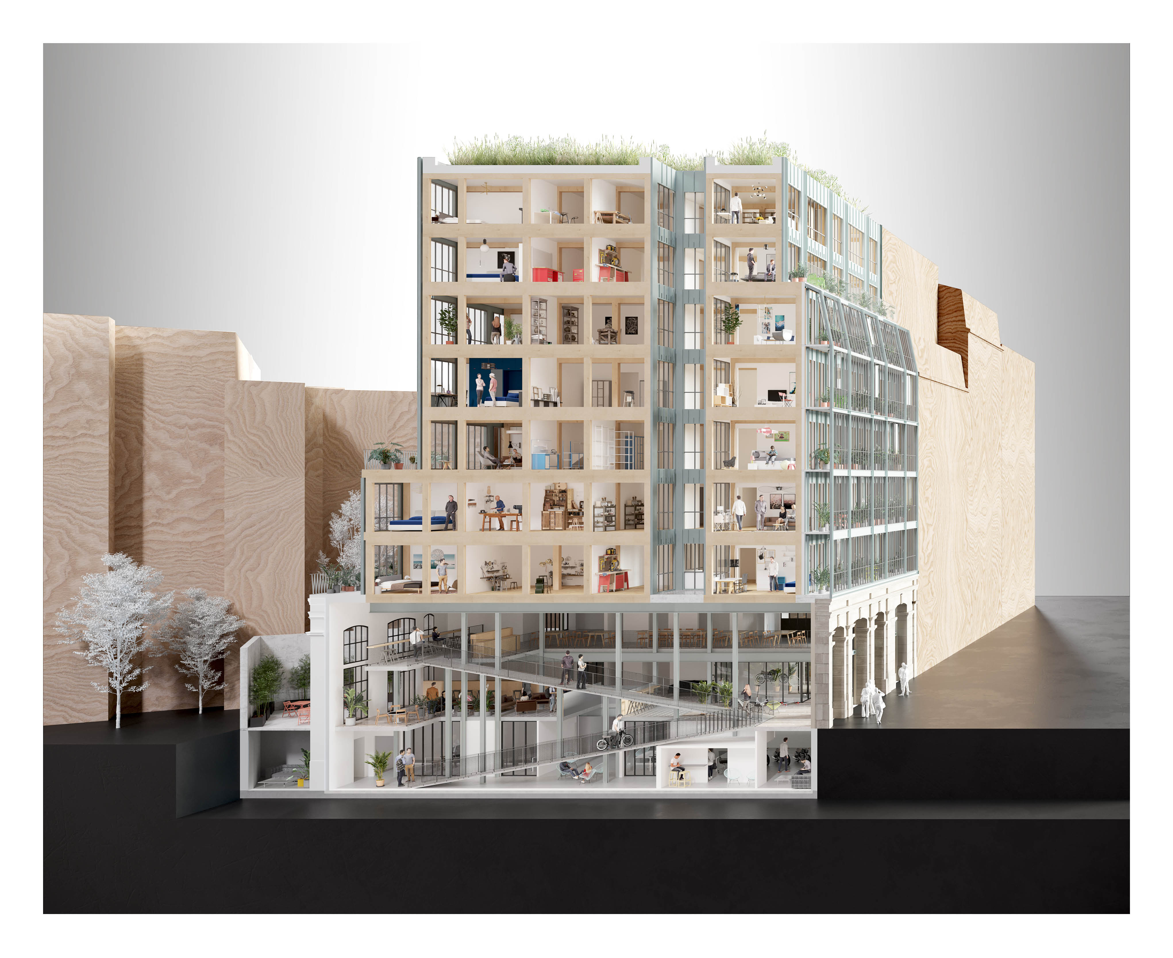 梦幻仙境 · Bond Society 打造的商业住宅一体化空间-4