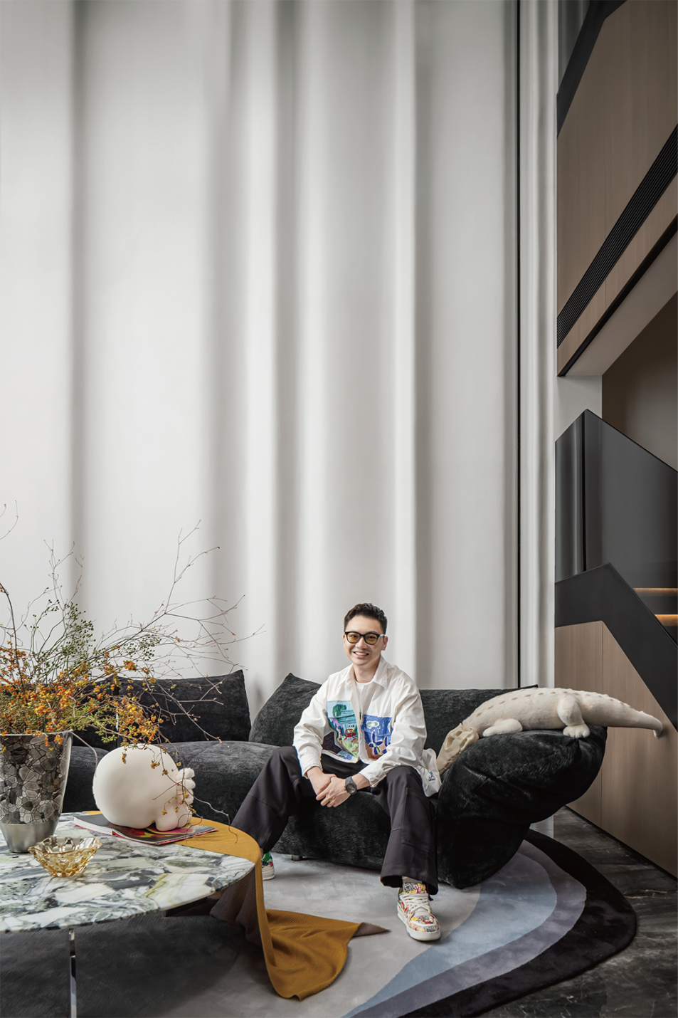 500㎡现代简奢之家-13