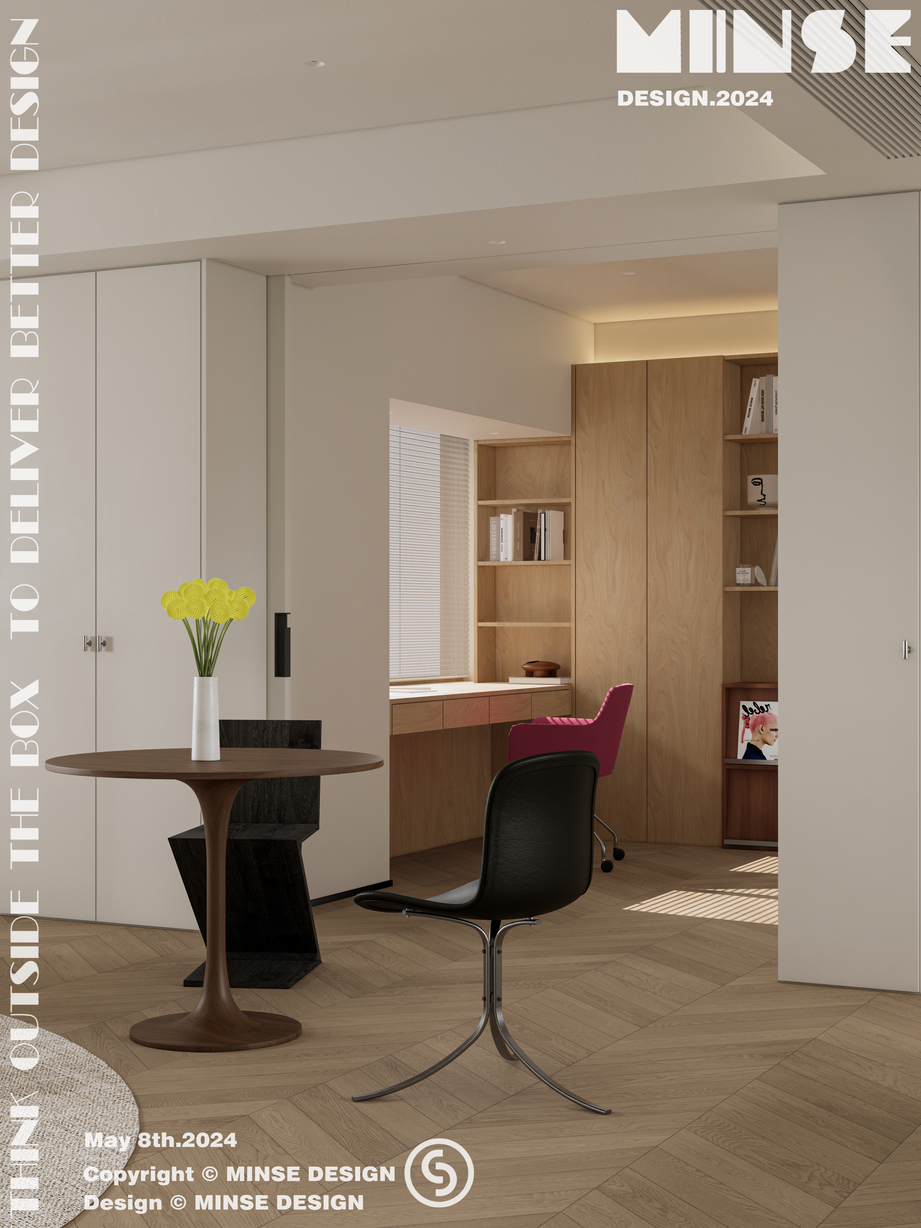 居住空间全案设计丨中国萍乡丨杭州民舍制作空间设计工作室-12