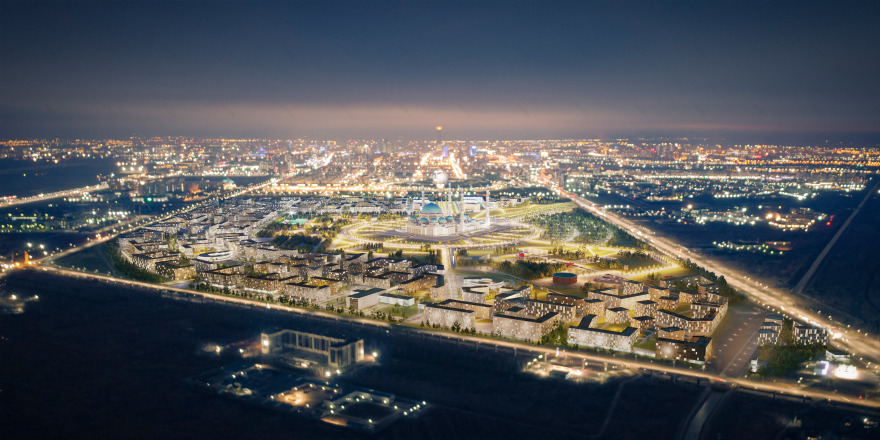 GRAND MOSQUE周边开发项目丨哈萨克斯坦丨LEVEL80 | architects(团队成员众多)-0