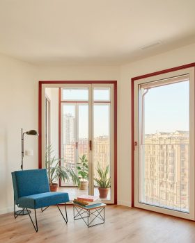 Barcelona social housing by Cierto Estudio "challenges traditional gender roles"