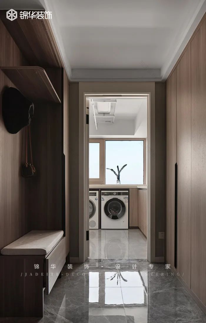 黑白灰婚房设计丨锦华装饰-16