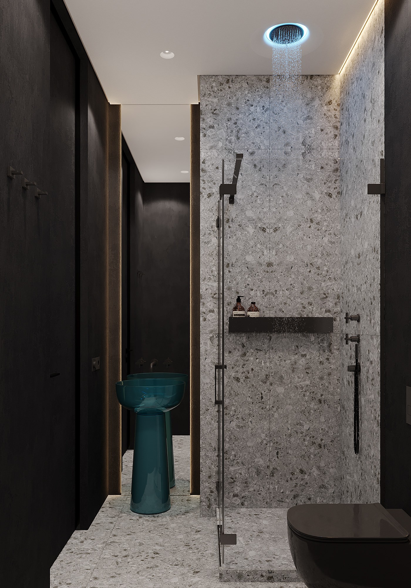 高级灰色系小空间公寓设计 超精致！-21