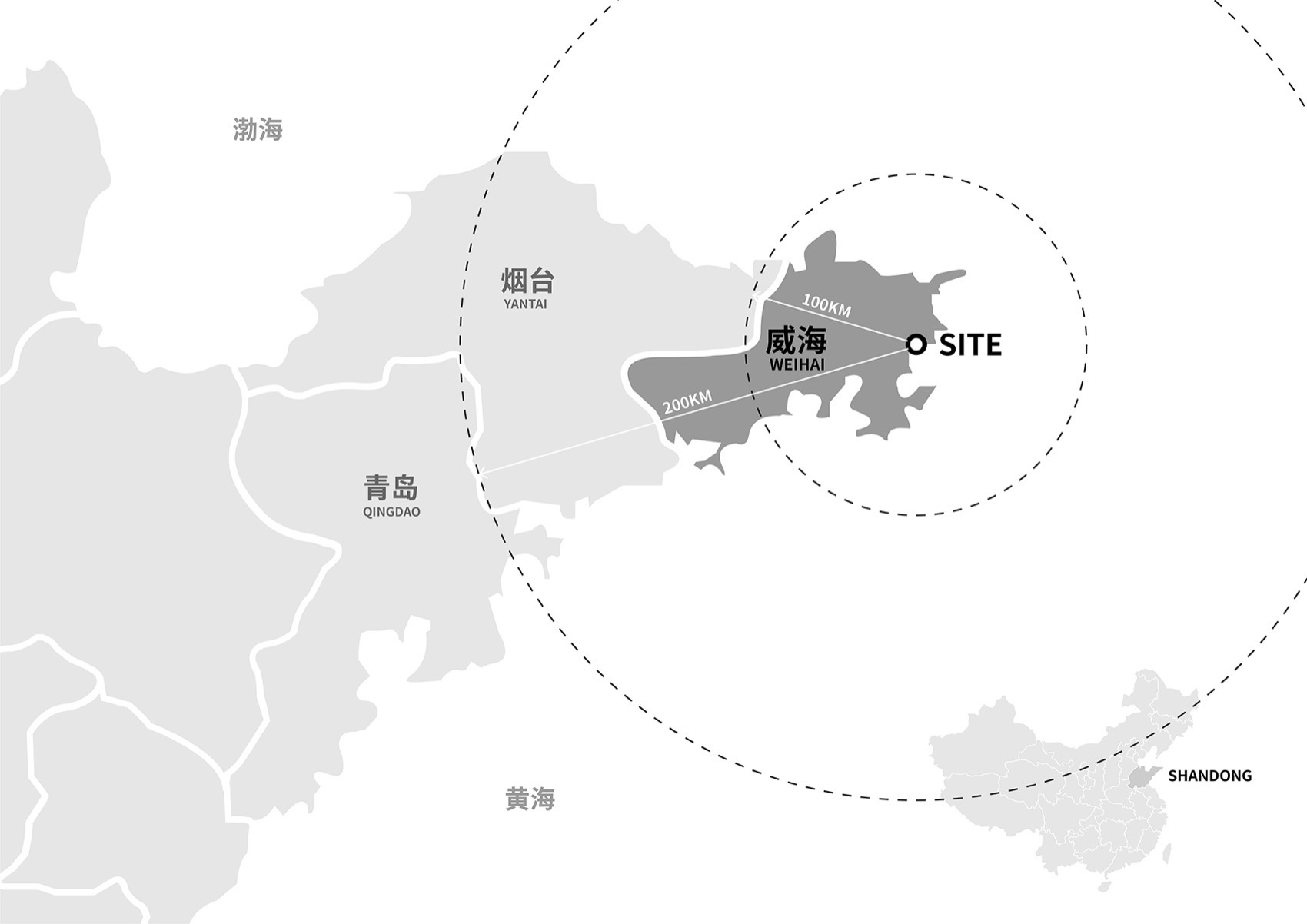 荣成桑干河植物园绿景茶室丨中国威海丨艺合境建筑设计事务所-11
