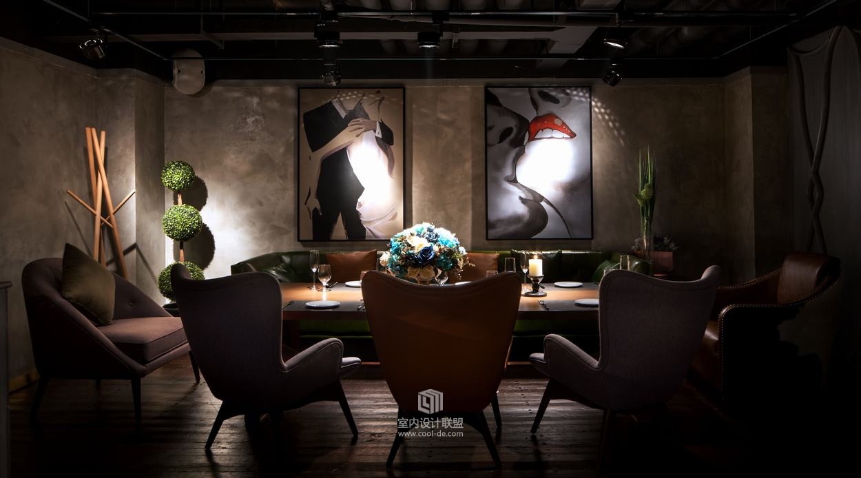 艾唯室内设计--重庆市ST.MOTi西餐厅餐饮空间-7