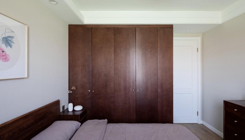 100㎡精装房变身复古轻奢，两代人的生活艺术-43