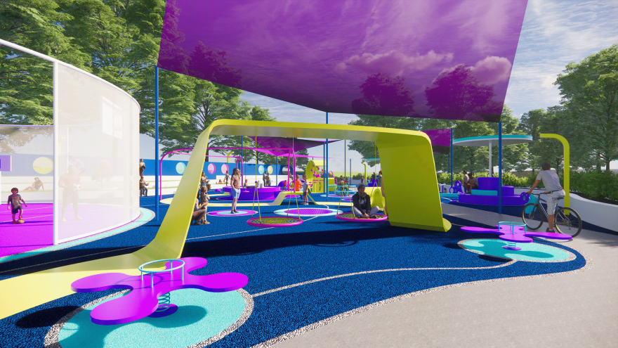 Waller Park(沃勒公园)包容性游乐空间-17