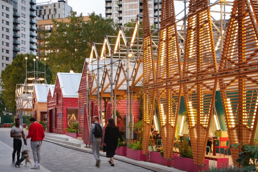 伦敦 Elephant Park 绿色空间重生 | Sayer Street 与 The Meadow-22