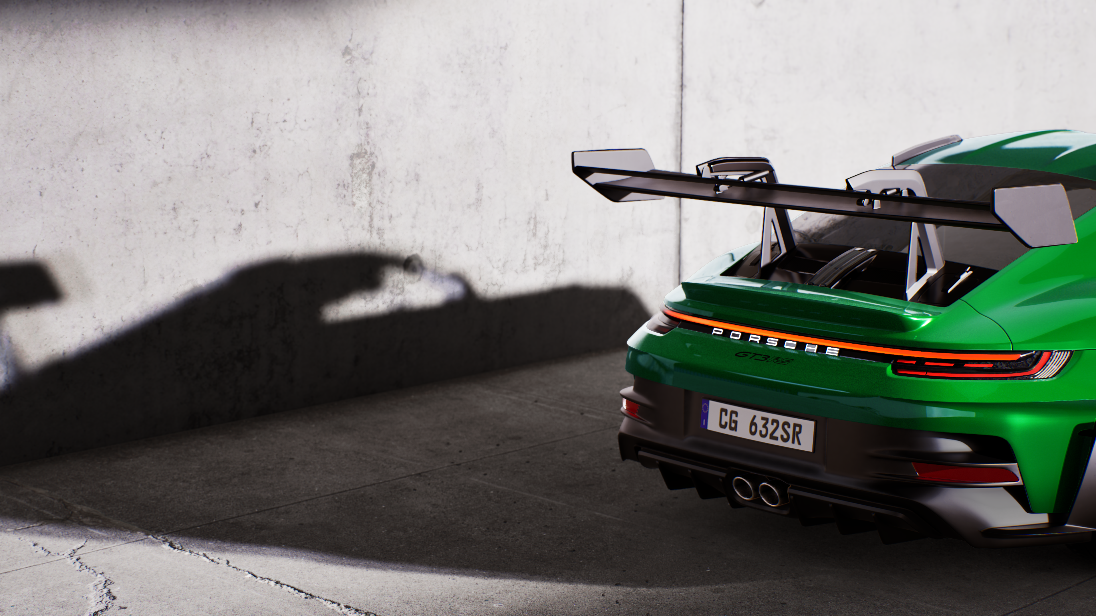 保时捷911 GT3 RS虚幻引擎5（全计算机生成图像）丨Kim Hyung Sook-11