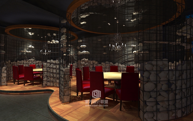 主题餐厅设计-岭鲜火锅工场主题餐厅设计-7