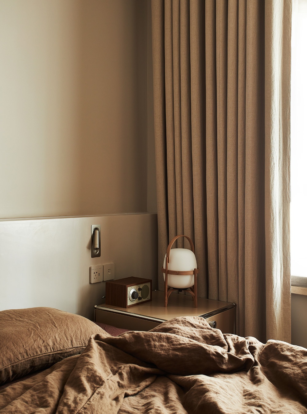 奶油复古感公寓丨中国北京-55