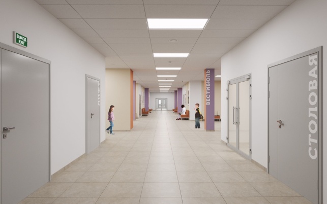 “Кембридж”别墅区私立学校室内设计丨俄罗斯莫斯科丨个体经营者 Тихонов А.А. 室内设计与建筑工作室-10