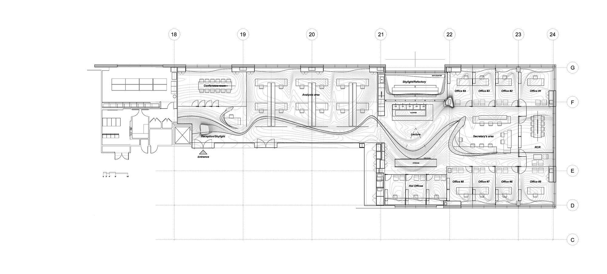 一个主要办公室翻新丨美国丨dECOi Architects-4
