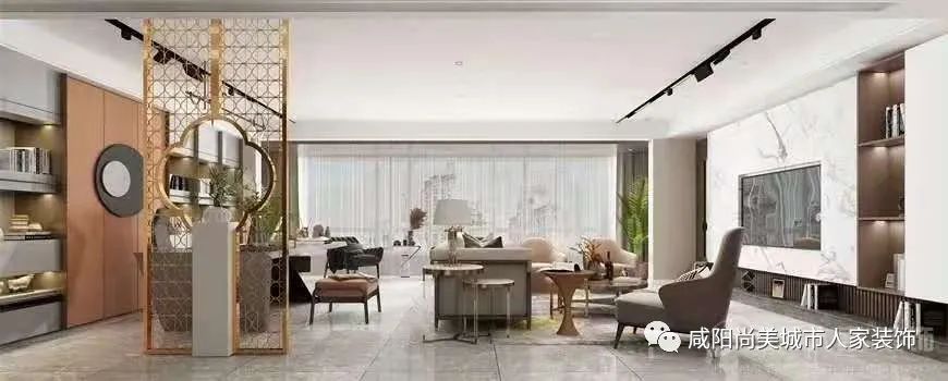咸阳龙湖彩虹郦城现代轻奢风设计案例丨中国咸阳丨城市人家-12
