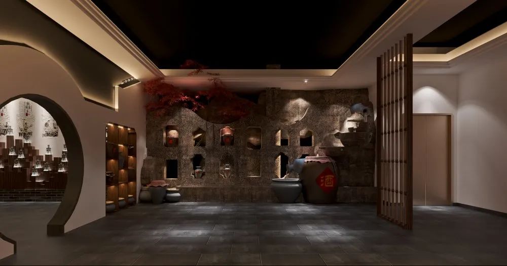 婺源红老酒文化展厅,美酒与徽式文化的完美融合-81