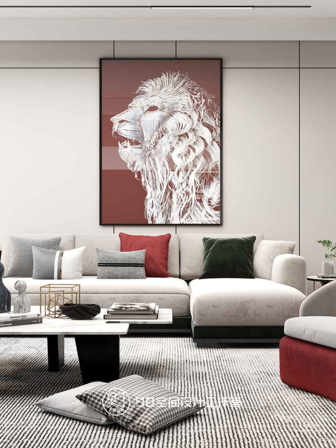 《爱家花苑》130 平方现代风格设计-10