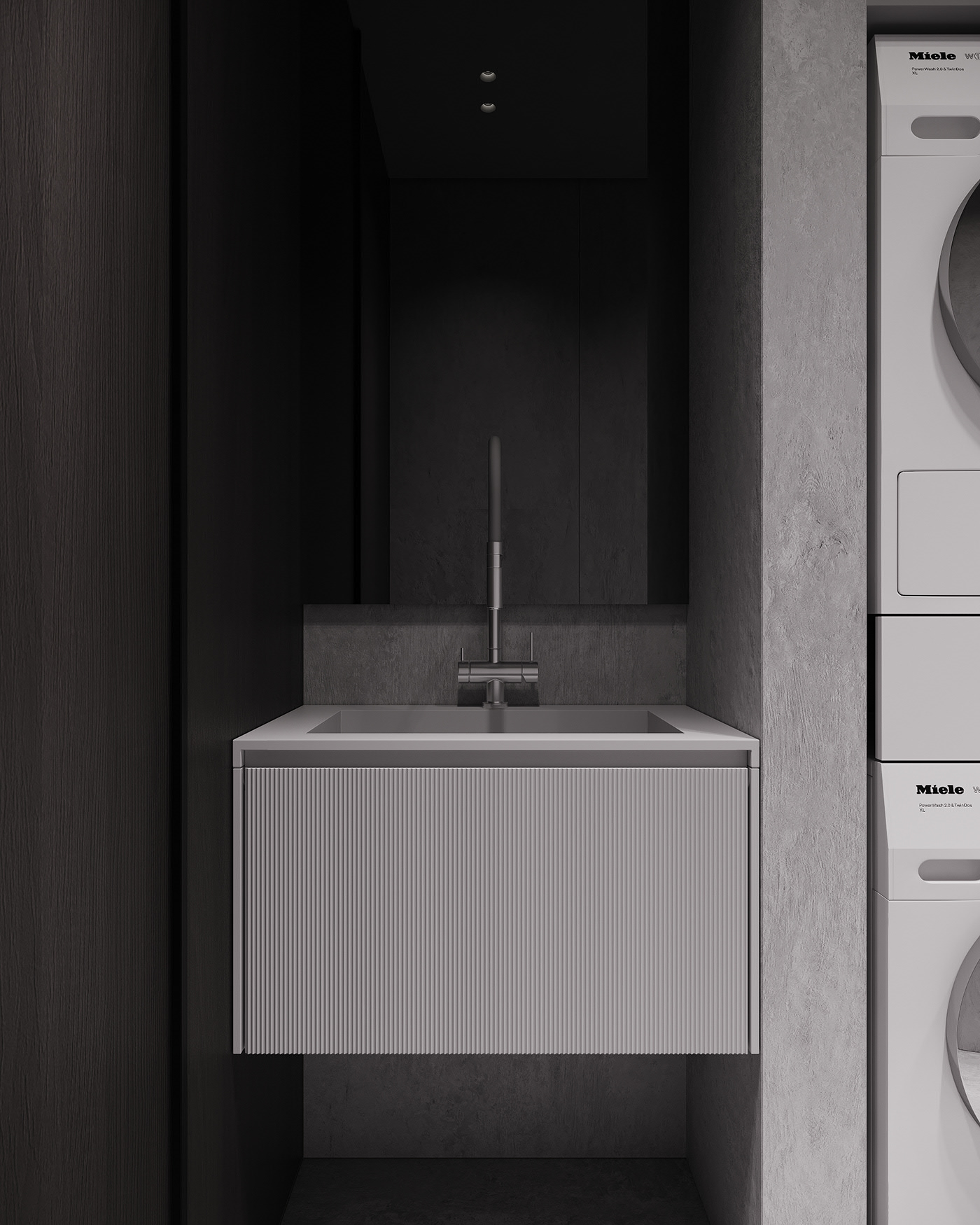 黑色系公寓设计-33