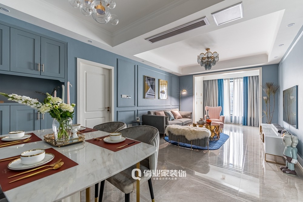 重庆融创滨江壹号3房美式风格-3