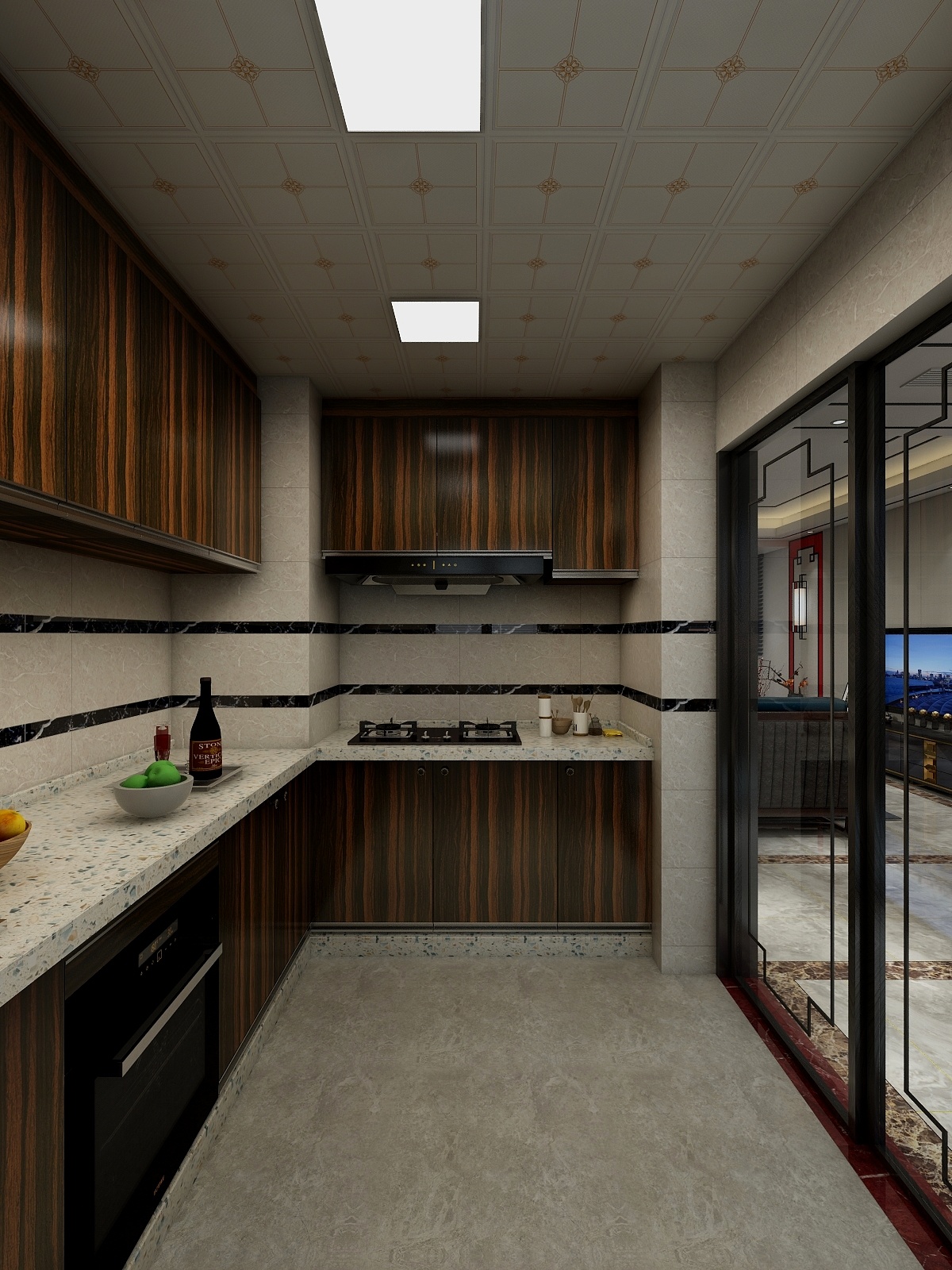 翠湖绿洲新中式空间-19