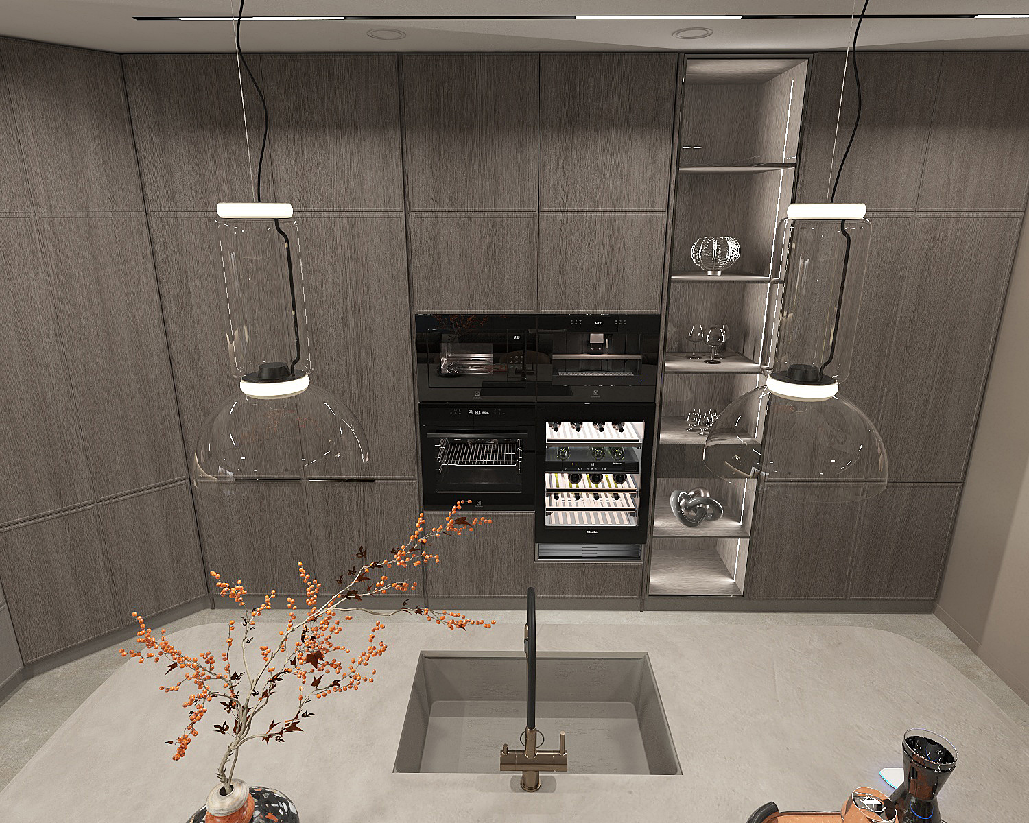 Kitchen-living room / Chisinau/ Moldova-16